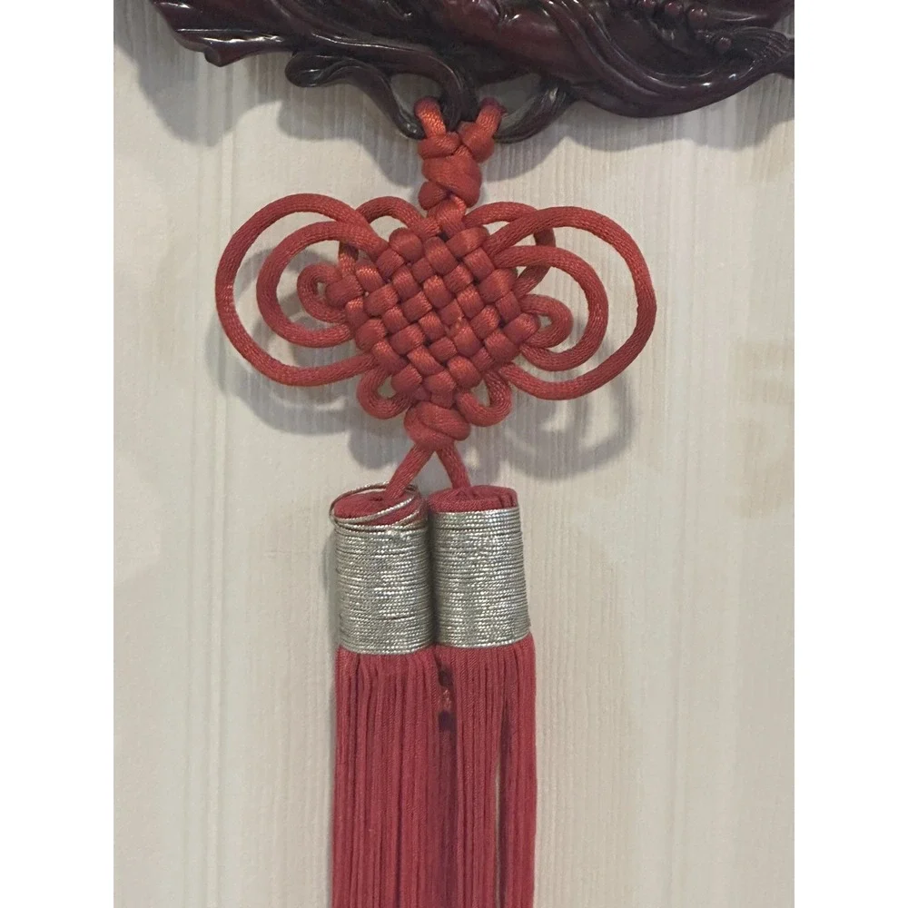 Vintage Hanging Buddha Wood Good Luck‎ Wall Decor